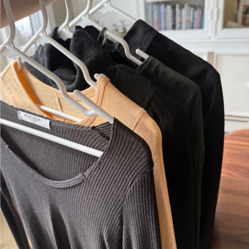 Women’s size XS and XXS top lot: Madewell, Anthropologie, Everlane